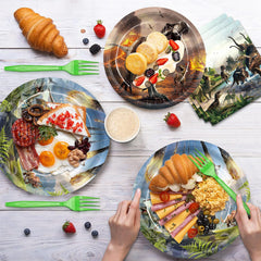 JVORFDG green dinosaur forks ease serving