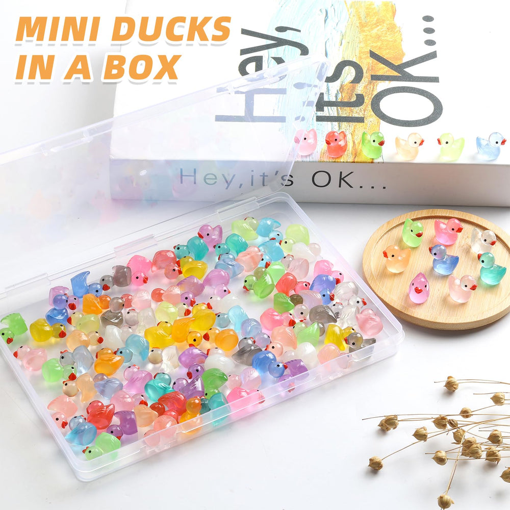JWAJWY colorful resin ducks in twenty colors for versatile decor