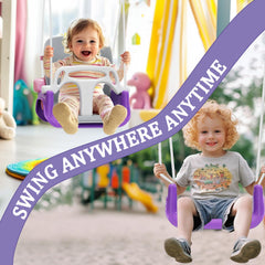JWPEHOE easy assembly toddler swing for fast setup before playtime