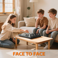 JWSCHESSSUN AA battery power and auto-shutoff enable longer practice.