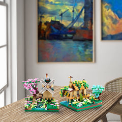 JXRLMB Botanicle cherry blossom tree as a vibrant desk centerpiece.