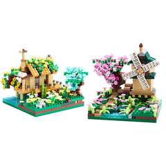 JXRLMB Botanicle micro bricks offer a satisfying build experience and home decor.
