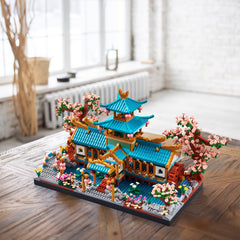 JXRLMB Suzhou Gardens finished model serves as refined shelf decor.