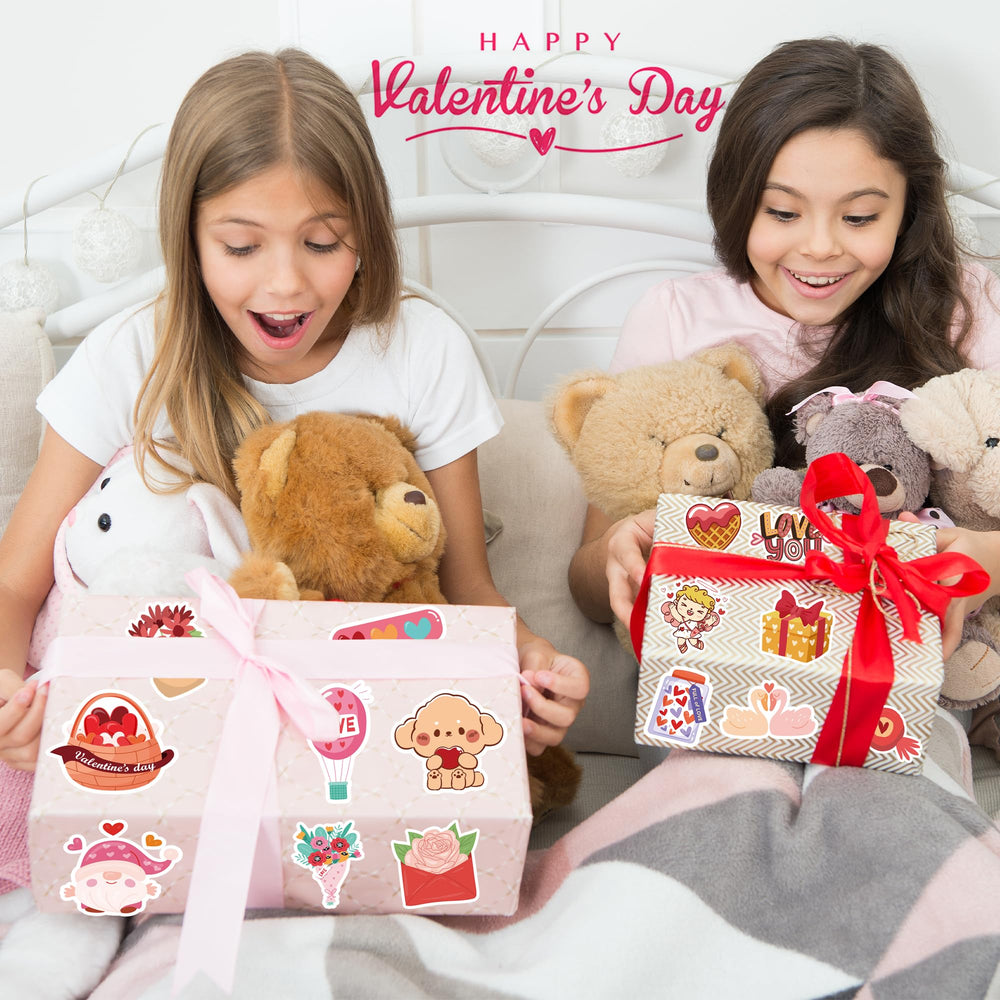 JXSDWANG valentines stickers ideal for classroom rewards and activities