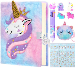 JYPLKCMT fluffy diary with lock for girls, private writing space and self-expression.