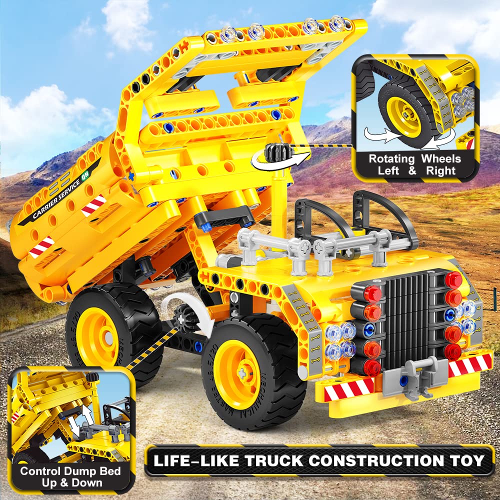 Jyusmile bright yellow and black design adds excitement to kids' building sessions.