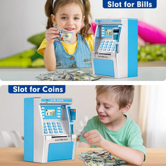 Jyusmile note scroll deposits bills via cash roller