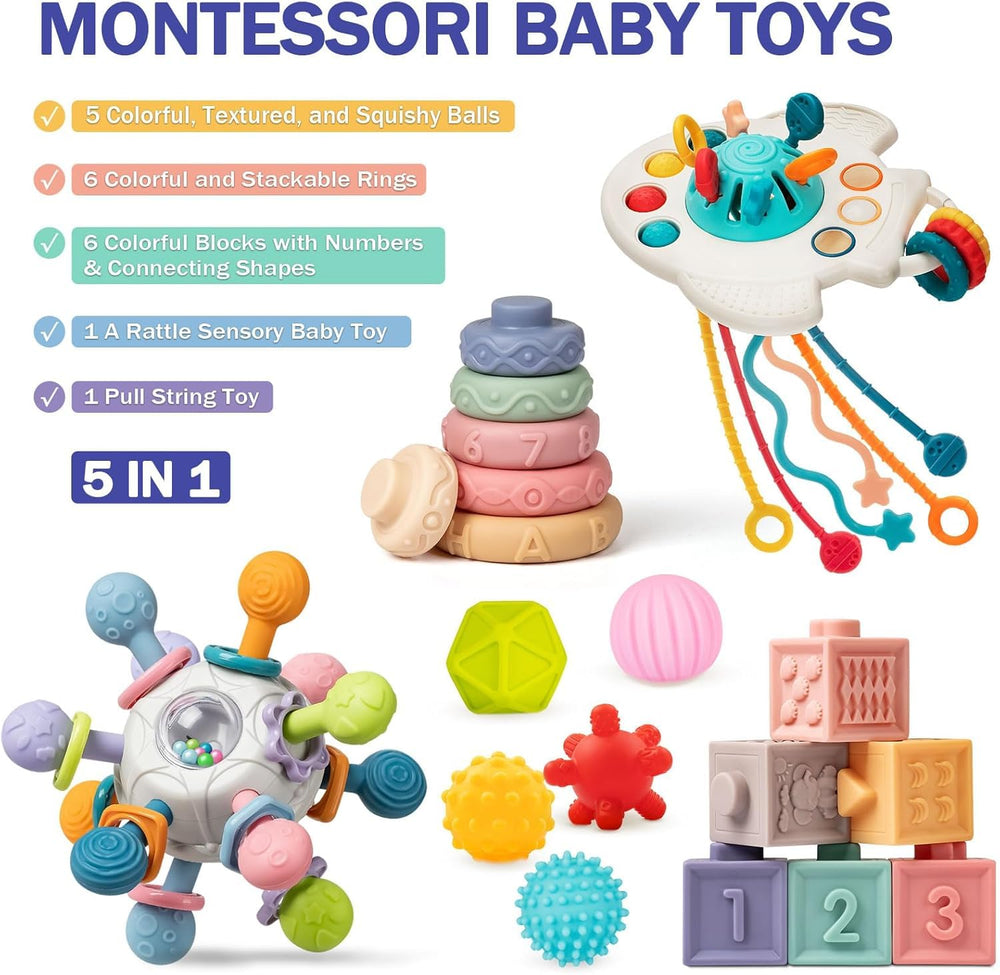 Jyusmile soft-building-blocks easy to grasp and stack for early play.