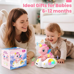 Jyusmile two-in-one design works as a standalone toy or cloud-base crawler.
