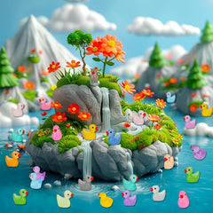 JYXT small ducks for gifts, classrooms, and crafts.