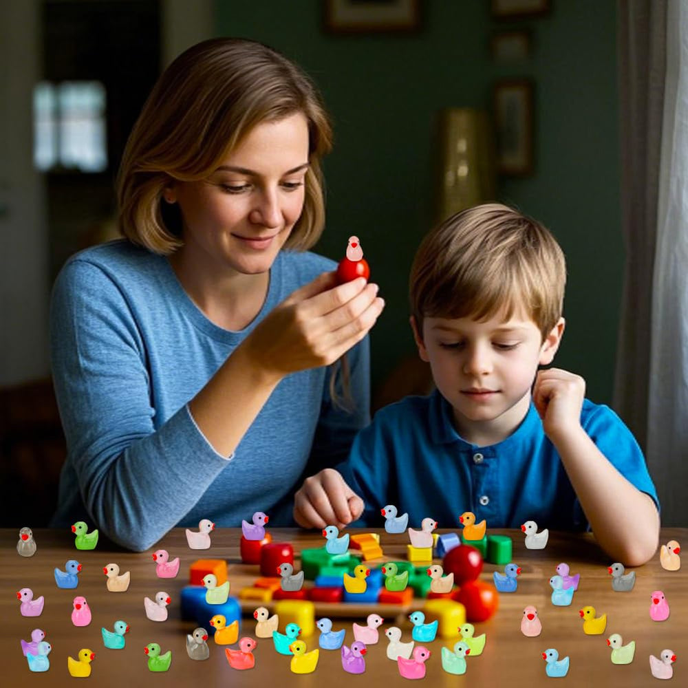 JYXT duck figurines for aquariums stay waterproof and fade-resistant.