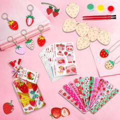 JYZXLAFF strawberry gift bags and tags ready for gifting
