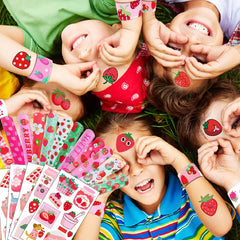 JYZXLAFF strawberry temporary tattoos for party giveaways