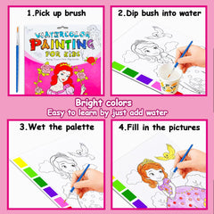 JZILU painting palettes on page reduce mess.