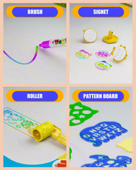 JZSIJ magic roller and absorbent stamp pad for stamping fun.