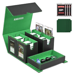Kabinka 5 in 1 deck box front display windows showcasing cards