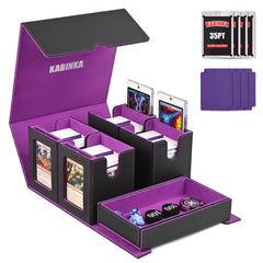 Kabinka Commander deck box front view showing large capacity for organized play.