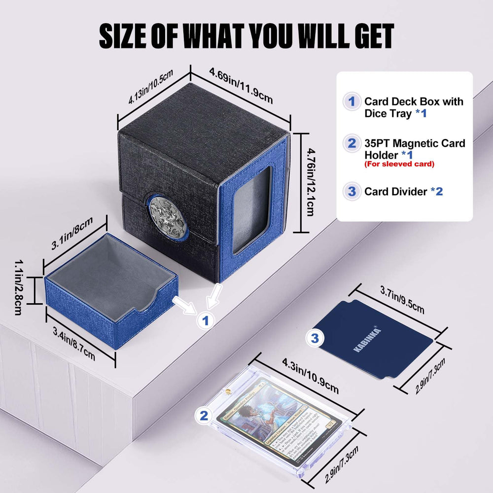 Kabinka magnetic closure keeps the lid secure during transport.