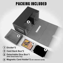 Kabinka dividers help classify cards for quicker deck-building.