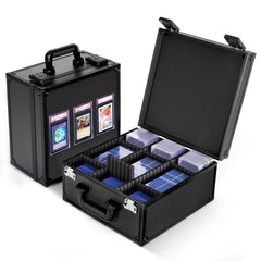 Kabinka Graded Card Storage Box with display window showcasing slabs securely.