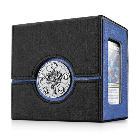 Kabinka MTG deck box with metal emblem offers premium protection for commanders.