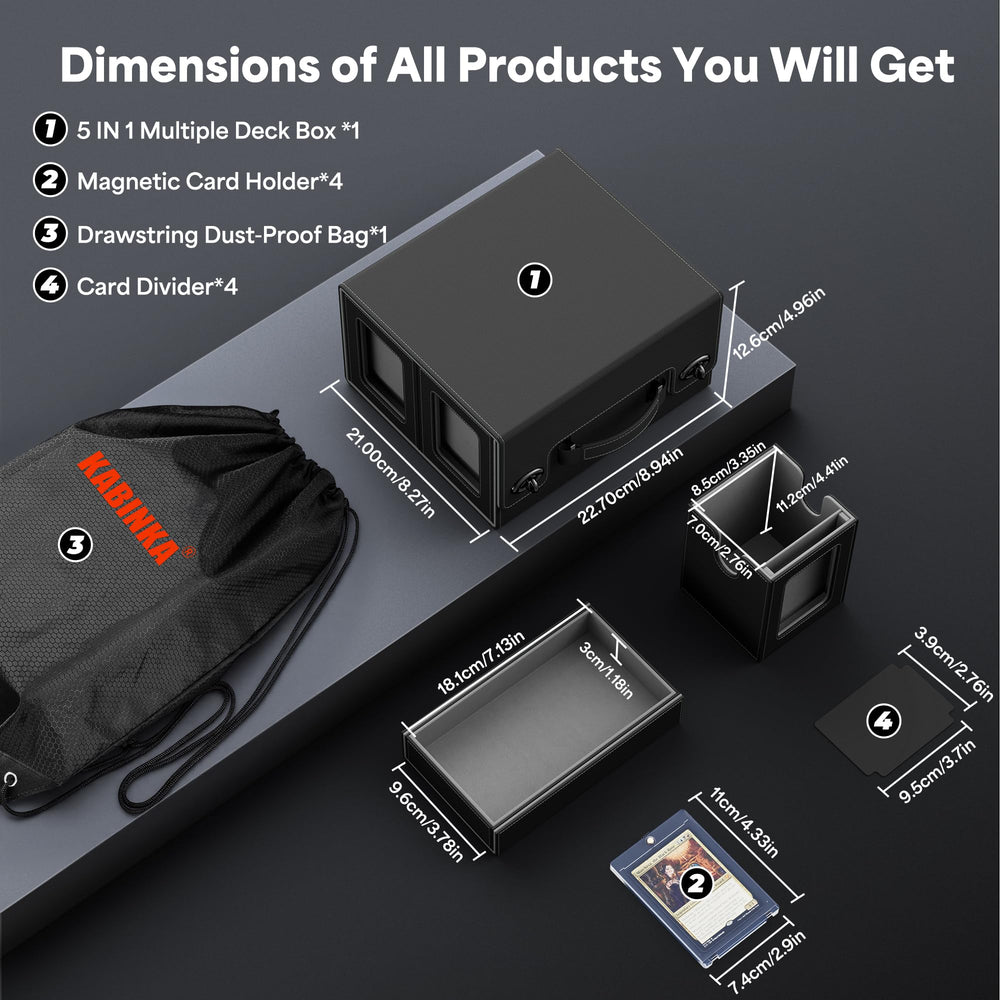 Kabinka PU leather construction offers durable protection and a premium feel.