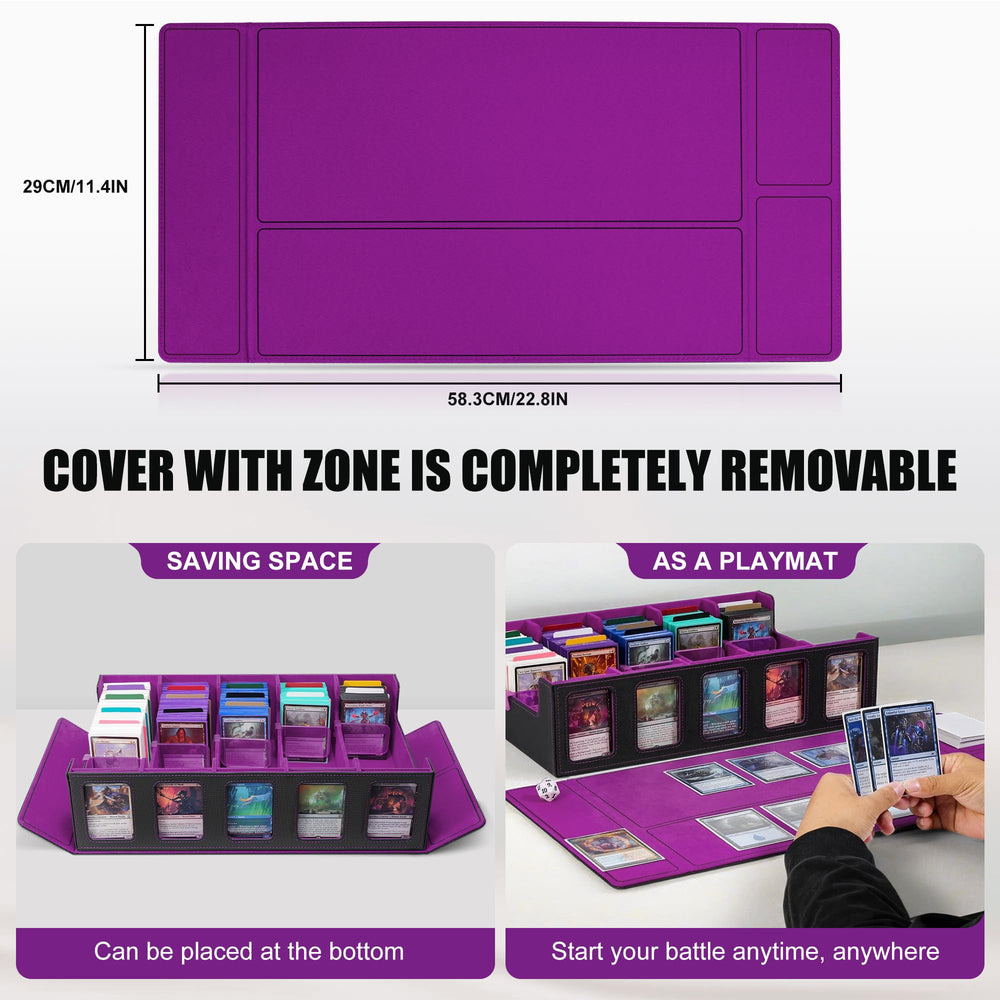 Dice tray included for quick dice and token management during games