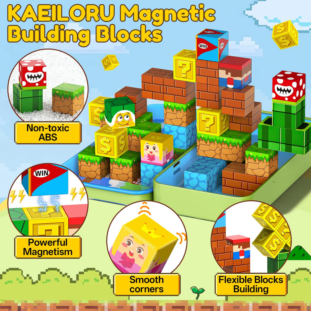 KAEILORU blocks suitable for ages 4-8 encourage hands-on exploration.