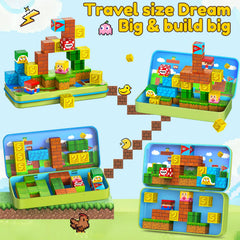 KAEILORU magnetic blocks STEM learning with versatile shapes for creative building.