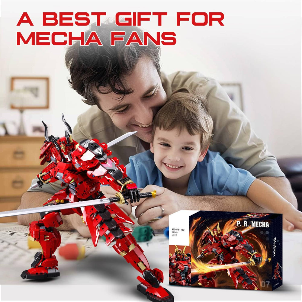 Kafei Samurai Mech LEGO-compatible design supports mix-and-match.