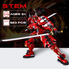 Kafei Samurai Mech sword holder rack keeps accessories organized.