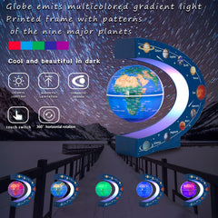 KAIMC globe with color-changing LED lights enhances ambience.