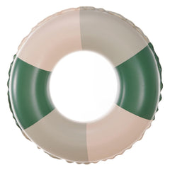 KAIMRED pool float ring for kids ages 5-10 in green, ideal for supervised pool play