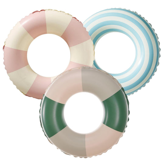 KAIMRED pool float ring for kids with 11-inch inner tube, safe fun for ages 5-10.