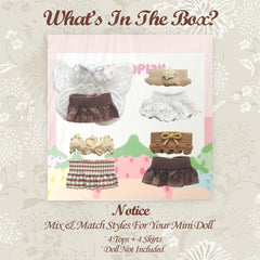 Kaitiaki Creamy Latte Charm mix-and-match outfits allow easy, creative styling for photos.