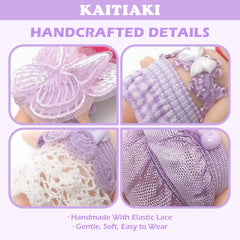 Kaitiaki Lavender Whimsy Top 3 with satin bow enhances photo-ready outfits