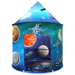 KAIVEE Space World Tent rocket-tent setup for quick indoor play sessions.