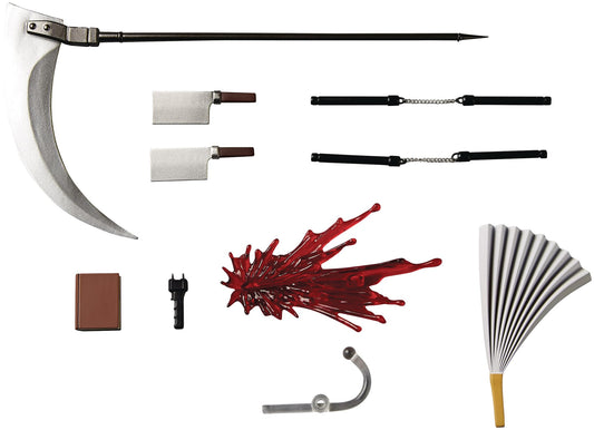 Kaiyodo Revoltech Volume 2 scythe for dramatic action poses.