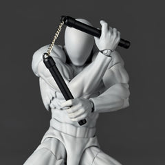 Kaiyodo Revoltech Volume 2 stun gun for dramatic accessory shots.