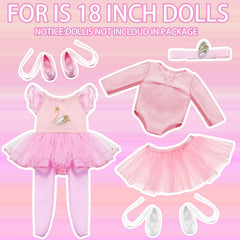 Kajaia 18-inch doll ballet outfit inspires creative styling