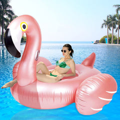 Kakashi giant flamingo pool float for comfortable lounging on the water