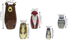 Kakeah nesting dolls decorative keepsake for home décor