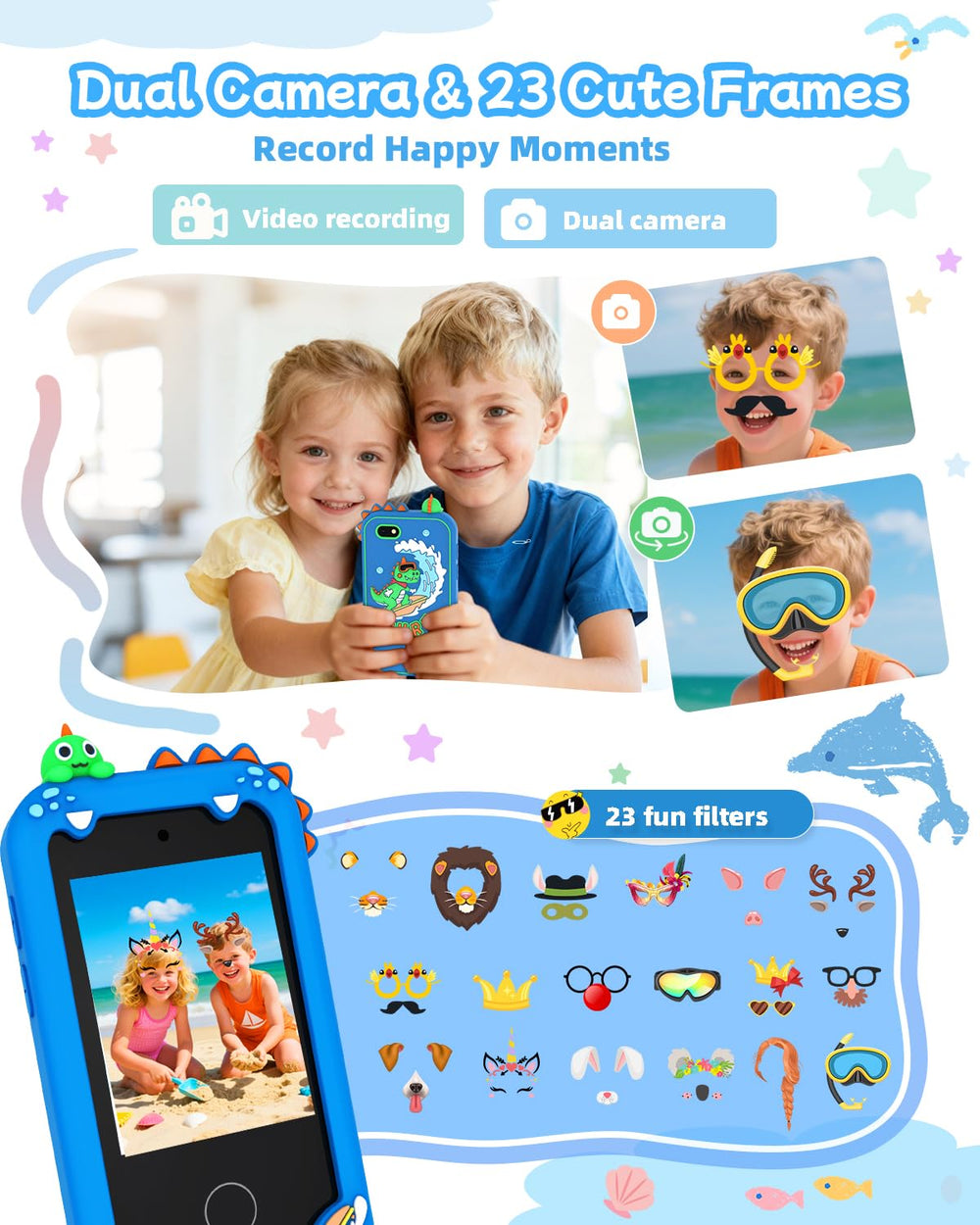 KAKTIN phone features habit reminders to support daily routines.