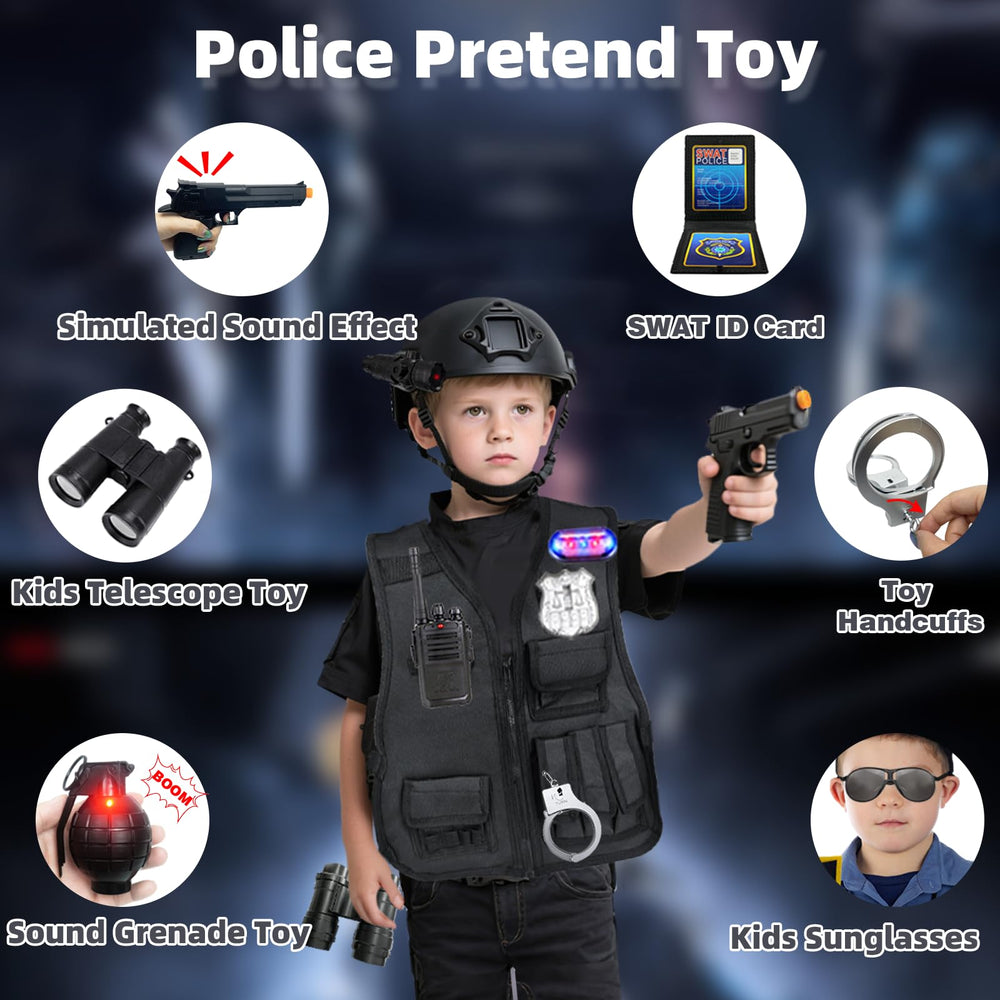 KalaDuck police hat and badge for authentic costume detail