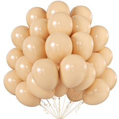 KALOR 10-inch beige balloons for vibrant party decor