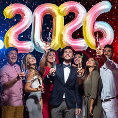 Kalor 2026 balloons used as a photo backdrop for celebrations.
