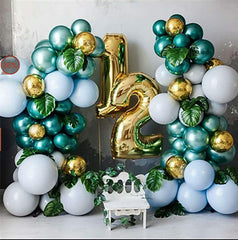 KALOR balloon garland and arch setup showcasing versatile decorating options.