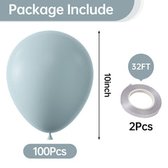 KALOR 100-pack balloon set ideal for bulk party color schemes and garlands.