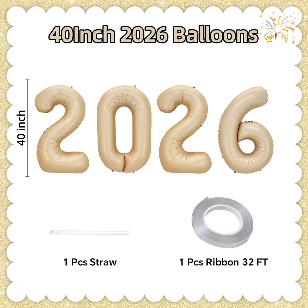KALOR caramel foil 2026 banner adds lasting shine to celebrations.