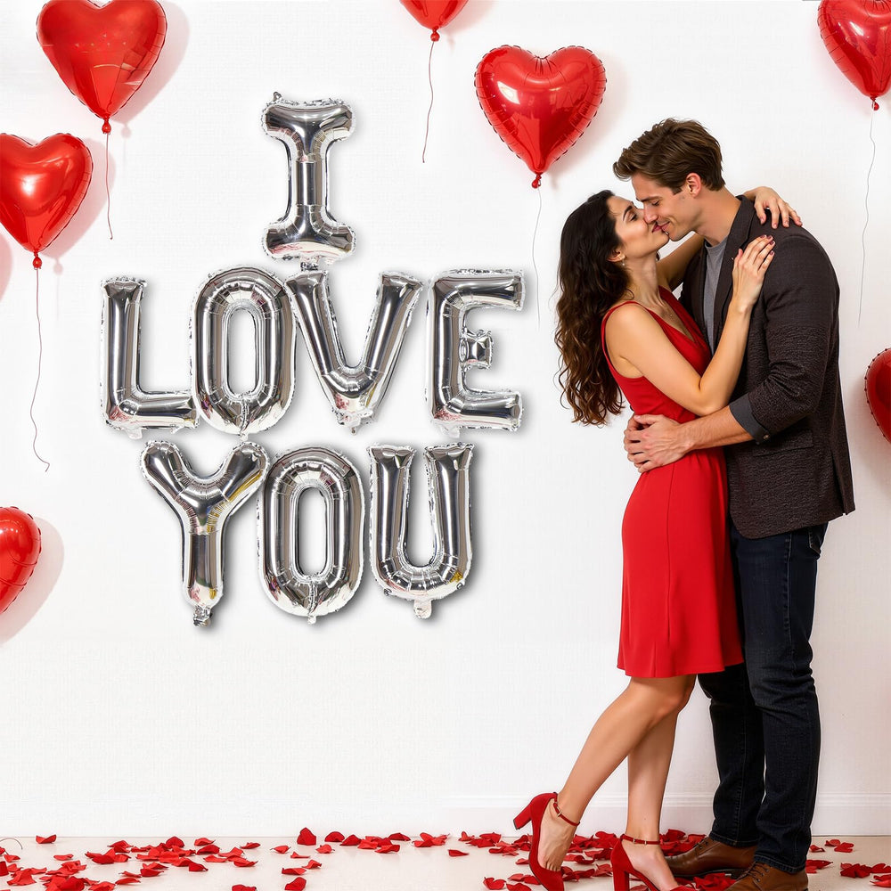 KALOR I Love You balloon decor fits multiple occasions and spaces